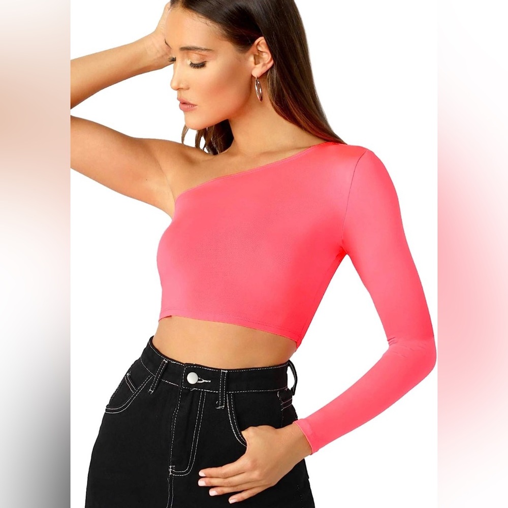 One shoulder top